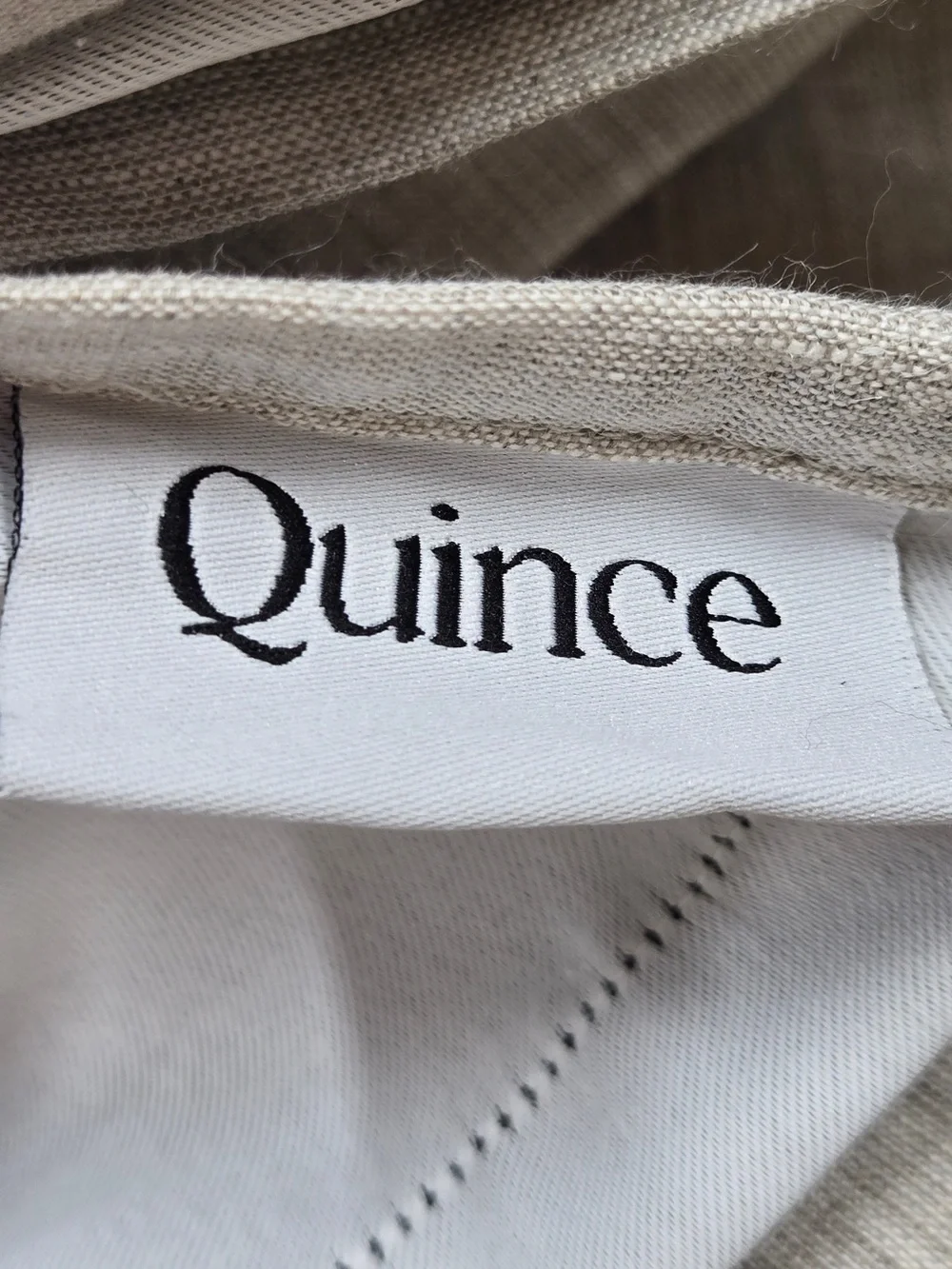 NWOT QUINCE Set Of 2 48x96 European Linen Curtains Flax 0011